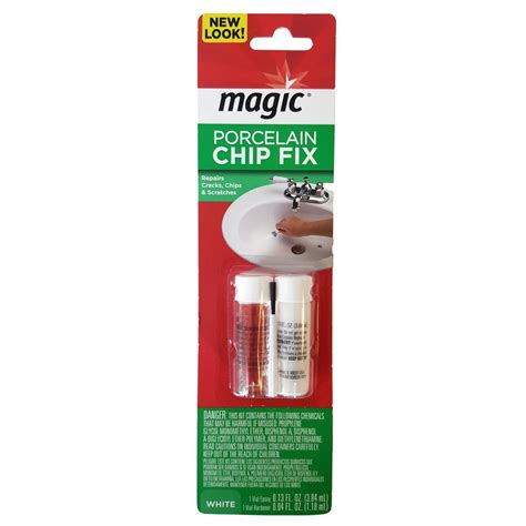Unleash the power of a magic porcelain chip fix to restore the beauty of white porcelain